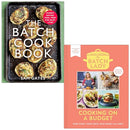 The Batch Cook Book By Sam Gates and [Hardcover] The Batch Lady Cooking on a Budget By Suzanne Mulholland 2 Books Collection Set