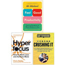 Feel-Good Productivity [Hardcover], Hyperfocus and Crushing It! 3 Books Collection Set
