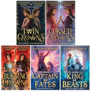 Twin Crowns Series 5 Books Collection Set By Katherine Webber and Catherine Doyle (Twin Crowns, Cursed Crowns, Burning Crowns, Captain of Fates and King of Beasts)