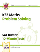 CGP KS2 Year 6 SAT Buster 10-Minute Tests Bundle – Ages 10-11 (English Grammar Punctuation and Spelling, English Reading, Maths, Maths Problem Solving)