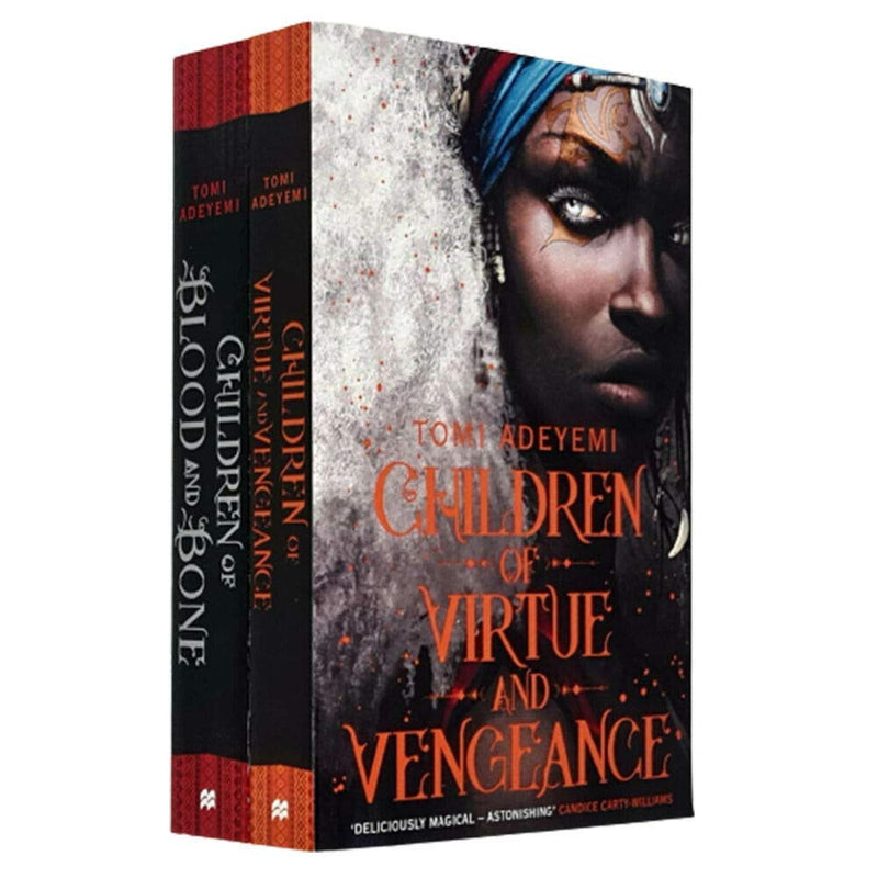 ["9789123719143", "books for young adults", "children books", "Children Books (14-16)", "children fantasy books", "children fantasy magic", "Children of Blood and Bone", "Children of Virtue and Vengeance", "childrens books", "Epic Fantasy for Young Adults", "Fantasy", "Fantasy & magical realism", "fantasy books", "fantasy fiction", "Legacy of Orisha", "Legacy of Orisha books", "Legacy of Orisha collection", "Legacy of Orisha set", "magic", "magical realism", "Tomi Adeyemi", "Tomi Adeyemi books", "Tomi Adeyemi collection", "Tomi Adeyemi series", "Tomi Adeyemi set", "west african", "west african fantasy", "young adult", "young adults", "young adults books", "young adults fiction"]