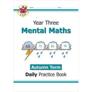 KS2 Year 3 Daily Practice Book Autumn Term 3 Books Collection Set: Maths, Mental Maths, Handwriting