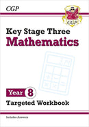 CGP KS3 Year 8 Workbook Bundle – Ages 12-13 (Maths, English, Science, Spelling Punctuation and Grammar)
