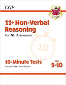 CGP 11+ GL 10-Minute Tests Bundle – Ages 9-10 (Maths, English, Verbal Reasoning, Non-Verbal Reasoning)