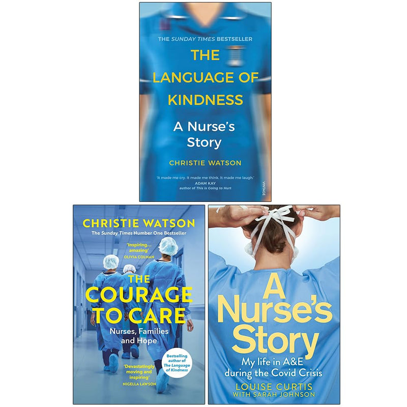 ["a nurse story", "a nurse's", "a nurses story by louise curtis", "a nurses story louise curtis", "adult children emergency department hospital", "Autobiography", "Autobiography: general", "bestselling author", "bestselling books", "christie watson", "christie watson books", "christie watson collection", "christie watson set", "clinical practitioner", "Covid 19 crisis", "Covid 19 pandemic", "covid crisis", "covid nhs", "Covid patients", "doctor patient books", "emergency nursing", "Family & Lifestyle Nursing", "family accident", "Family and Lifestyle", "family lifestyle surgery", "heartbreaking", "heartwarming", "honest and inspiring", "language of kindness", "louise curtis", "louise curtis a nurse story", "louise curtis a nurses story", "louise curtis book collection", "louise curtis books", "louise curtis collection", "louise curtis series", "medical", "medical biographies", "medical books", "nhs surge", "non fiction", "Non Fiction Book", "non fiction books", "non fiction text", "nurse biography", "nurse Louise Curtis", "Nurse Story", "nurse true story", "Nursing", "nursing books", "stress on the NHS", "The Courage to Care", "The Courage to Care christie watson", "the language of kindness", "uk goverment", "uk nhs"]