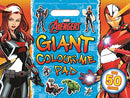 Marvel Avengers: Giant Colour-Me Pad | Superhero Creative Activity Book