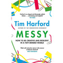 Messy (Hardback) By Tim Harford & Thinking Fast and Slow By Daniel Kahneman 2 Books Collection Set