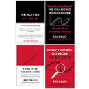 Ray Dalio Collection 4 Books Set (Principles Life and Work, Principles for Dealing with the Changing World Order, Principles Your Guided Journal and How Countries Go Broke)