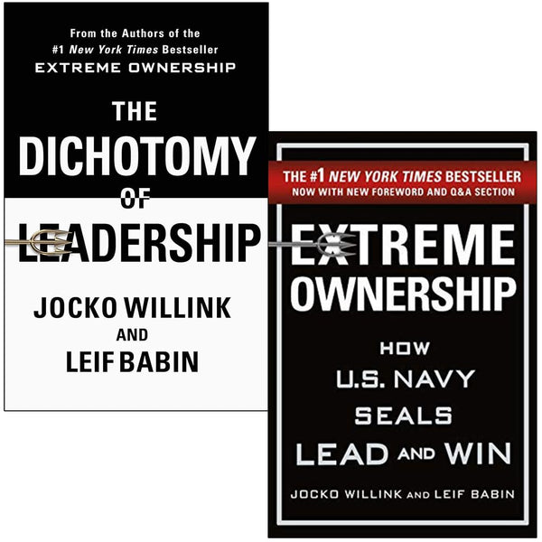 The Dichotomy of Leadership & Extreme Ownership By Jocko Willink & Leif Babin 2 Books Collection Set