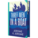 Three Men In A Boat by Jerome K. Jerome (Deluxe Hardback Sprayed Edge Edition)