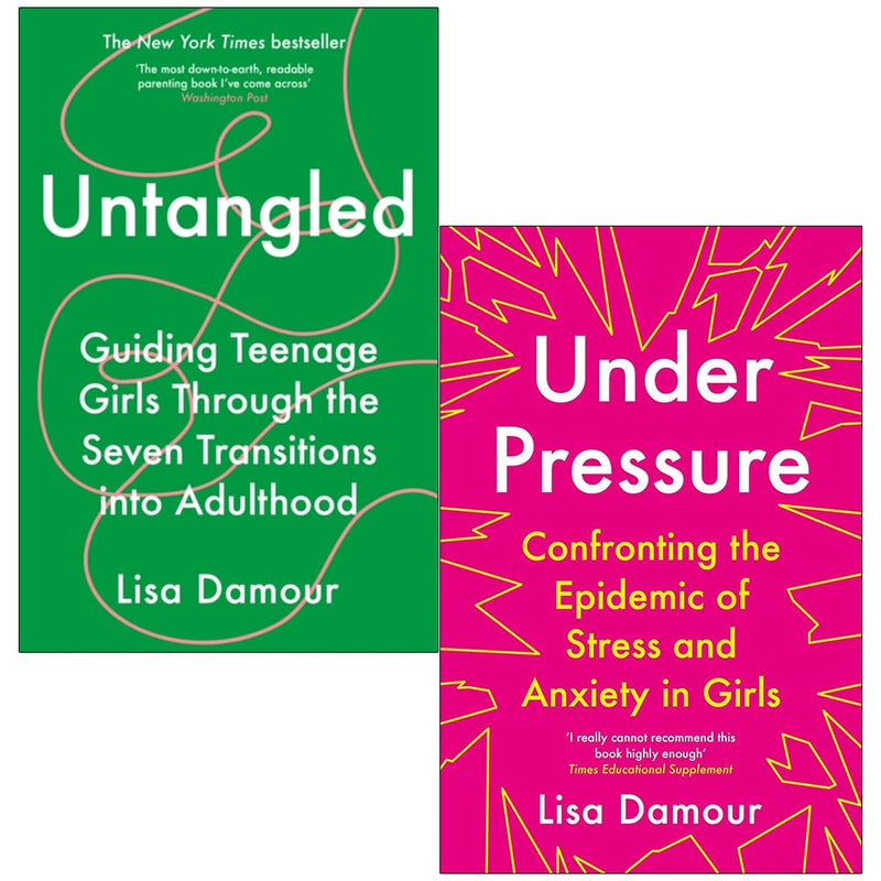 ["9789123978526", "adolescence", "Adolescent Counselling", "Advice for Parents", "Anxiety in Girls", "Bestselling Author", "Book name Under Pressure and Untangled", "Book on Motherhood", "Books by psychologist Lisa Damour", "Books for Teenagers", "Child Discipline Books", "Coping up with toxic stress", "girlhood to womanhood", "Guidance", "Guide For Teenage Girls", "Guiding Teenage Girls", "Lisa Damour", "Lisa Damour 2 Book Collection Set", "Lisa Damour 2 Books Collection Set", "Lisa Damour Book", "Lisa Damour Books", "Lisa Damour Books Collection", "Lisa Damour Collection", "Motherhood", "Motherhood Books", "Parenting Books", "Parenting Books on Bullying", "Parenting Books on Teenage Girls", "Raising Teenagers", "Science of stress and anxiety", "Social Problems", "Under Pressure", "Under Pressure Confronting the Epidemic of Stress and Anxiety in Girls", "Untangled", "Untangled and Under Pressure by Lisa Damour", "Untangled: Guiding Teenage Girls Through the Seven Transitions into Adulthood"]