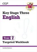 CGP KS3 Year 7 Workbook Bundle – Ages 11-12 (Maths, English, Science, Spelling Punctuation and Grammar)