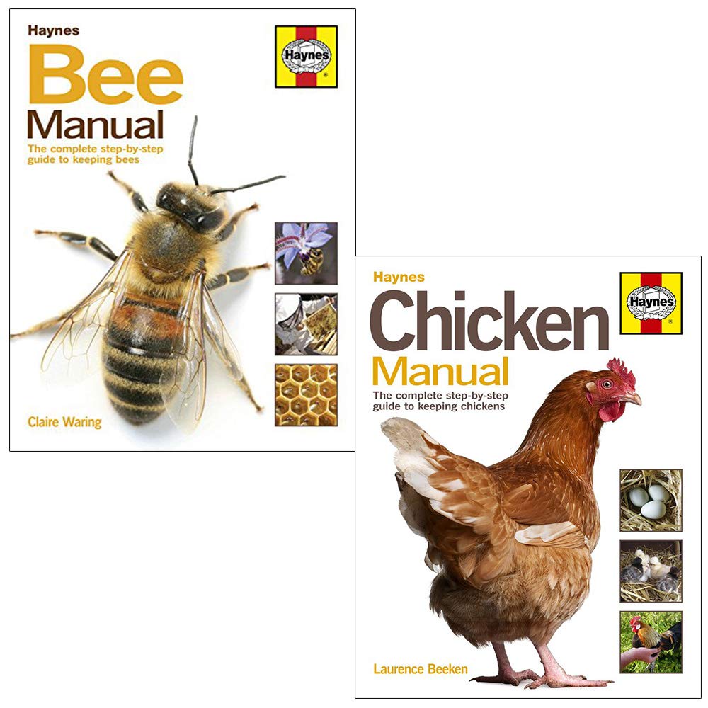 Haynes Bee Manual, Chicken Manual 2 Books Collection Set By Claire War