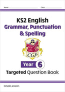 CGP KS2 Year 6 Workbook Bundle – Ages 10-11 (Grammar Punctuation and Spelling, Reading Comprehension, Handwriting, Maths)