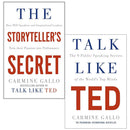Carmine Gallo Collection 2 Books Set (The Storyteller's Secret and Talk Like TED)