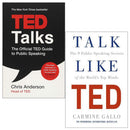Ted Talks and Talk Like TED 2 Books Collection set (TED Talks: The official TED guide to public speaking ,Talk Like TED: The 9 Public Speaking Secrets of the World's Top Minds)