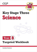 CGP KS3 Year 8 Workbook Bundle – Ages 12-13 (Maths, English, Science, Spelling Punctuation and Grammar)