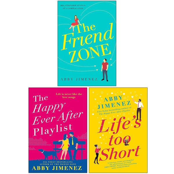 The Friend Zone Series Collection 3 Books Set By Abby Jimenez (The Friend Zone, The Happy Ever After Playlist and Life's Too Short)