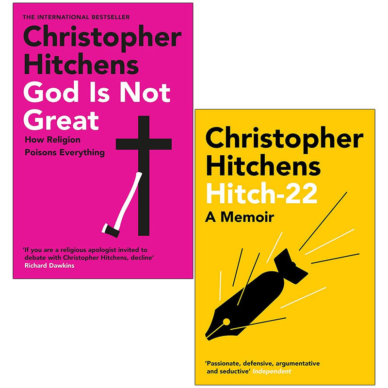 Christopher Hitchens Books In Order Hitch 22 & God Is Not Great By Christopher Hitchens 2 Books Collection