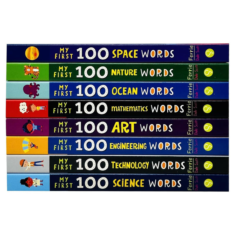["Art Words", "baby university", "Board Book", "board books", "board books for toddlers", "children board books", "children books", "children early learning", "children early reading", "childrens books", "Childrens Books (0-3)", "Childrens Books (3-5)", "Childrens Early Learning", "early learning", "early readers", "early reading", "Engineering Words", "first words", "Mathematics Words", "Nature Words", "Ocean Words", "Science Words", "Space Words", "stem", "Technology Words"]