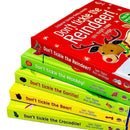 Usborne Don't Tickle Wildlife Collection 5 Books Set Series 2 (Touchy-Feely Sound Books) Monkey, Gorilla, Bear, Crocodile, Reindeer