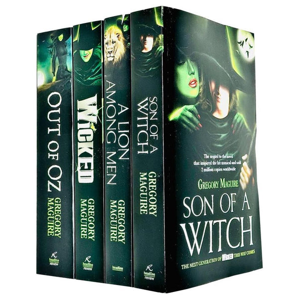 Wicked Years Series 4 Books Collection Set (Wicked, Son of a Witch, A Lion Among Men & Out of Oz)