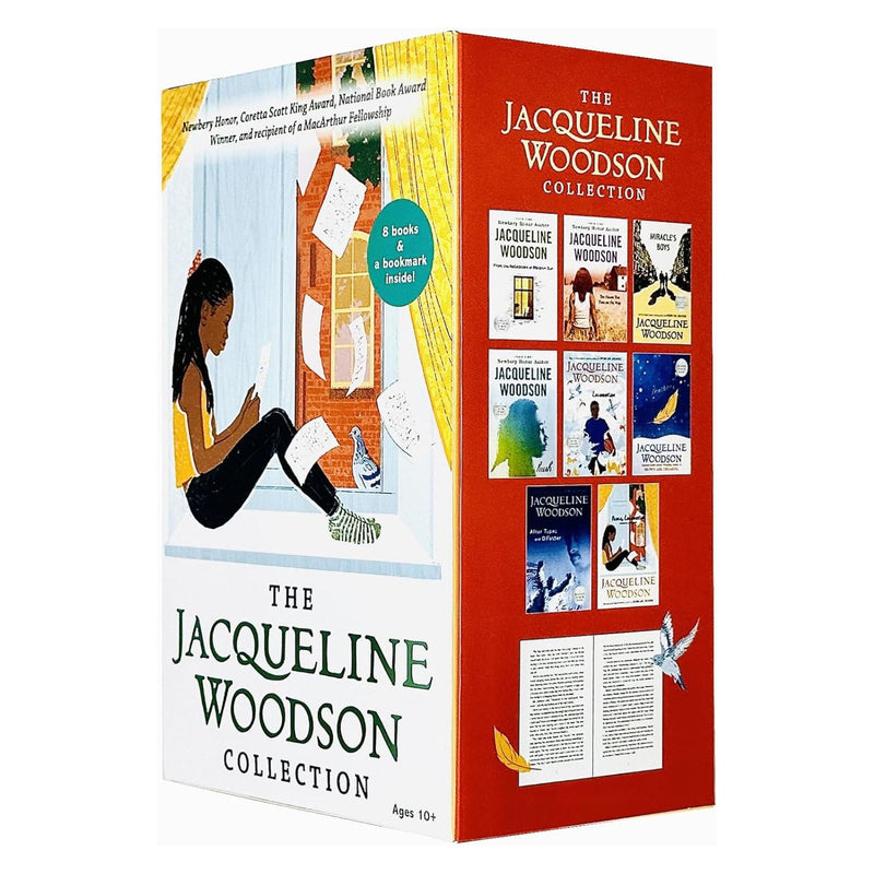 ["9780593560907", "After Tupac and D Foster", "children books", "children fiction", "children fiction books", "childrens books", "Childrens Books (11-14)", "Childrens Books (7-11)", "Coming of Age", "Feathers", "Fiction", "fiction books", "From the Notebooks of Melanin Sun", "House You Pass on the Way", "Hush", "Jacqueline Woodson", "Jacqueline Woodson books", "Jacqueline Woodson collection", "Jacqueline Woodson series", "Jacqueline Woodson set", "Locomotion", "Miracle's Boys", "Peace Locomotion", "The Jacqueline Woodson Collection"]