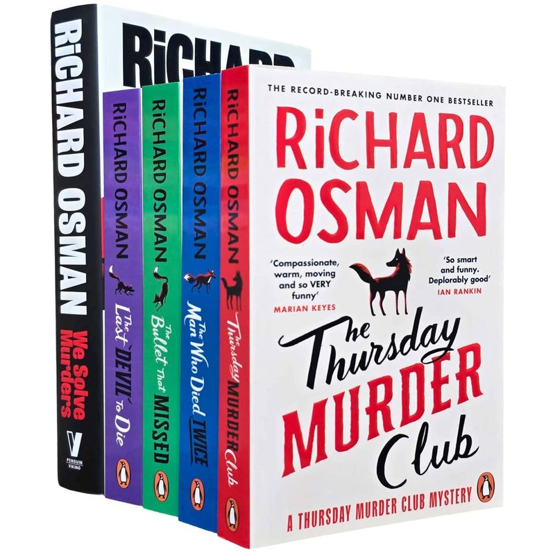["adult fiction", "Adult Fiction (Top Authors)", "adult fiction book collection", "adult fiction books", "adult fiction collection", "Crime & mystery", "Crime & mystery fiction", "Crime and mystery", "crime fiction", "crime fiction books", "crime mystery books", "crime thriller", "crime thriller books", "Richard Osman", "The Bullet That Missed", "The Last Devil To Die", "The Man Who Died Twice", "The Thursday Murder Club", "We Solve Murders"]