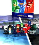 PJ Masks My Busy Books - Storybook, 10 figurines, playmat