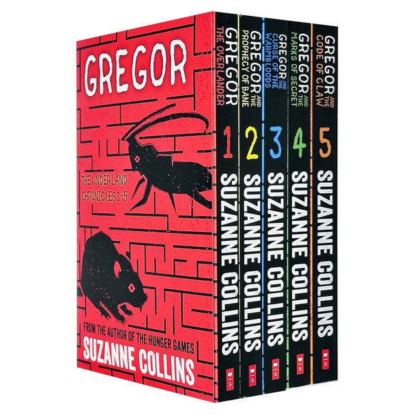 Suzanne Collins Gregor Underland Chronicles Collection 5 Books Set