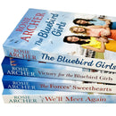 Rosie Archer The Bluebird Girls Collection 4 Books Set (We'll Meet Again, The Bluebird Girls, The Forces Sweethearts, Victory for the Bluebird Girls)