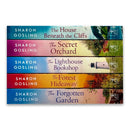 Sharon Gosling 5 Books Collection Set (The Forest Hideaway, The Secret Orchard, The Forgotten Garden, The Lighthouse Bookshop, House Beneath the Cliffs)