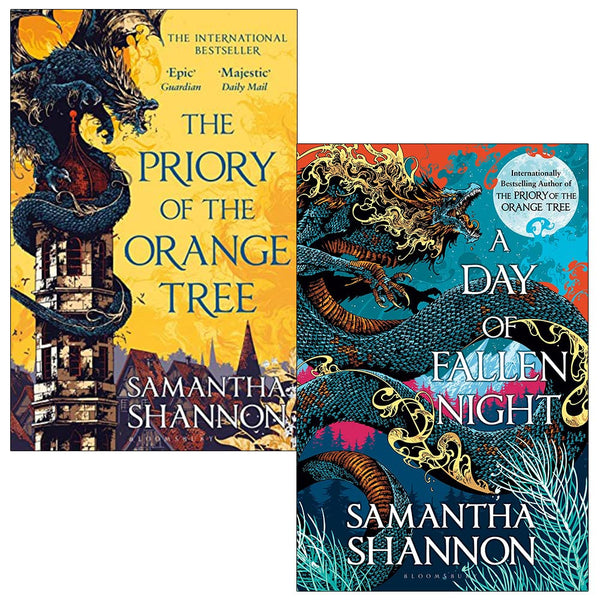 The Roots of Chaos Series 2 Books Collection Set By Samantha Shannon (The Priory of the Orange Tree, A Day of Fallen Night [Hardcover])