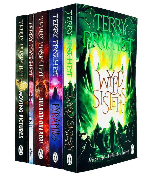 Discworld Novel Series 2 Terry Pratchett Collection 5 Books Set Book 6-10