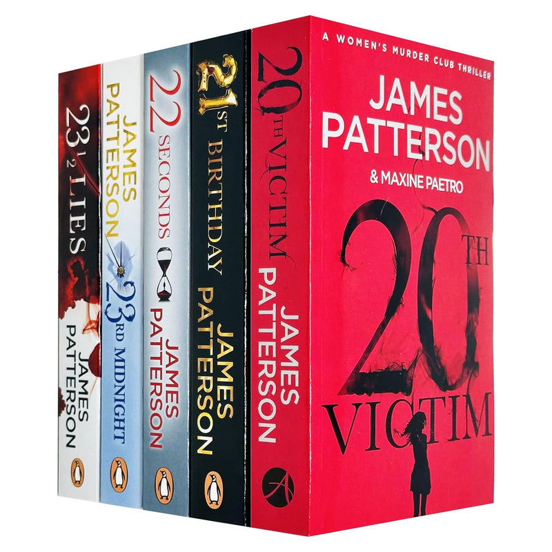 ["20th Victim", "21st Birthday", "22 Seconds", "23 1/2 lies", "23rd midnight", "9780678459782", "adult fiction", "best james patterson books", "fiction books", "james patterson", "james patterson book collection", "james patterson book collection set", "james patterson book set", "james patterson books", "james patterson collection", "james patterson series", "james patterson women murder club", "mysteries", "suspense", "thrillers", "women murder club book collection", "women murder club books", "women murder club collection", "women murder club series"]