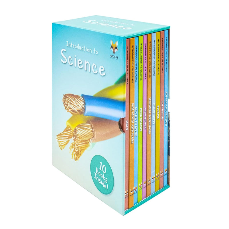 ["childrens books", "Childrens Books (7-11)", "Childrens Educational", "educational book", "educational books", "educational resources", "Electricity", "Food Chains", "Forces and Motion", "fox eye", "fox eye publishing", "Heat", "introduction to", "introduction to series", "jasmine brooke", "jasmine brooke books", "jasmine brooke collection", "jasmine brooke set", "Moon and Stars", "non fiction for children", "Science", "Science books", "science for children", "Storms", "Sun", "Volcanoes"]