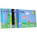 Peppa Pig 10 Books Children Collection Set (Peppa Goes Around the World, The Little Boat, The Castle, Peppa in Space, George's Tractor, Dressing Up,The Picnic, Dens,The Very Hot Day & Flying a Kite)
