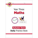 KS2 Year 3 Daily Practice Book Autumn Term 3 Books Collection Set: Maths, Mental Maths, Handwriting