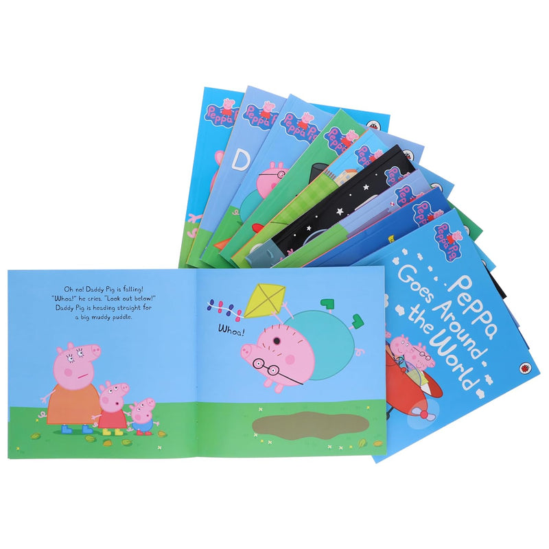 ["9780241766132", "Childrens Books", "Childrens Books (3-5)", "cl0-PTR", "Daddy pig", "Infants", "Peppa Pig", "Peppa Pig 10 Story Books Set Collection with CDs", "Peppa Pig book Collection", "Peppa Pig Book Set", "Peppa pig Cd Set", "peppa pig in red bag", "peppa Pig Story book", "Peppa Pig Storybooks Collection", "Peppa pig With Cds"]