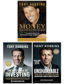 Financial Freedom Collection By Tony Robbins 3 Books Set (Unshakeable, The Holy Grail of Investing and Money Master the Game)