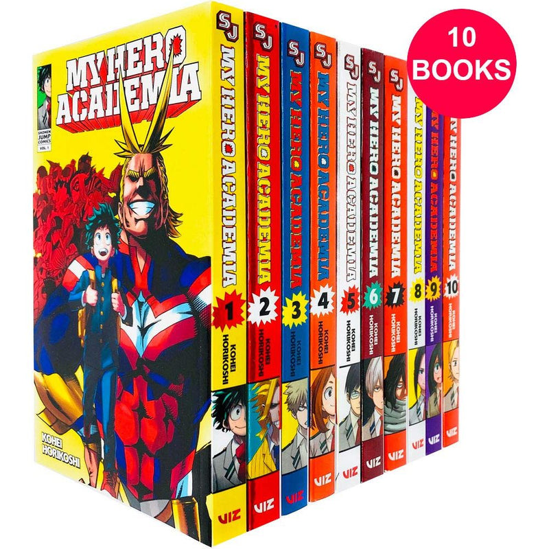 ["9789526523231", "anime books", "kohei horikoshi", "manga books set", "my hero academia", "my hero academia books set", "young adults"]