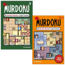 Murdoku Series 2 Books Collection Set By M. Garand (Murdoku: 80 Murder Mystery Logic Puzzles and Murdoku Volume 2: Back In Time: 80 MORE Murder Mystery Logic Puzzles)
