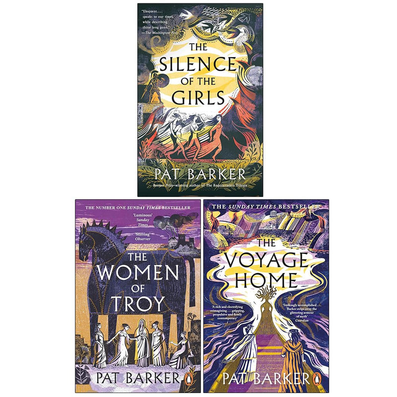 ["9789124333942", "adult fiction", "Adult Fiction (Top Authors)", "adult fiction book collection", "adult fiction books", "adult fiction collection", "Ancient & Classical History Fiction", "Ancient Greece", "greek book", "Greek Gods", "Greek Mythology", "Greek Myths", "monsters & mythological beings", "Mythology", "myths", "Pat Barker", "Pat Barker books", "Pat Barker collection", "Pat Barker series", "Pat Barker set", "The Silence of the Girls", "The Voyage Home", "The Women of Troy", "women of troy", "women of troy books", "women of troy collection", "women of troy series"]