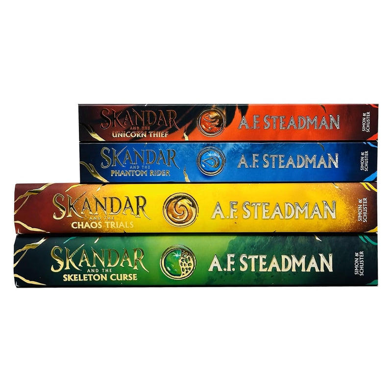 ["9780112930006", "A.F. Steadman", "A.F. Steadman books", "A.F. Steadman collection", "A.F. Steadman series", "A.F. Steadman set", "children fantasy books", "children fantasy magic", "childrens books", "Childrens Books (11-14)", "Childrens Books (7-11)", "childrens fantasy", "fantasy adventure", "fantasy books", "fantasy fiction", "Skandar", "Skandar and the Skeleton Curse", "Skandar books", "Skandar series", "Skandar set", "Unicorn"]