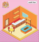 Sticker Therapy: World Traveller: Design your own miniature 3D scenes | Over 150 stickers to create the cutest, cosiest rooms