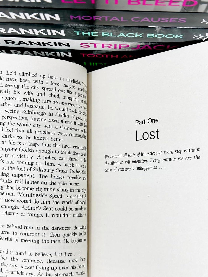 ["9788033641926", "adult fiction", "Adult Fiction (Top Authors)", "adult fiction books", "Adventure", "adventure stories", "bestselling author", "bestselling book", "bestselling books", "Black And Blue", "cl0-CERB", "Crime", "Crime and mystery", "crime fiction", "Crime Series", "Door Open", "Fiction", "fiction books", "Hide And Seek", "ian rankin", "ian rankin collection", "Ian Rankins Rebus Novel Series", "Inspector Rebus", "Knots And Crosses", "Let It Bleed", "Mortal Causes", "Rather Be The Devil", "Strip Jack", "The Black Book", "The Hanging Garden", "The Naming of the Dead", "thrillers books", "Tooth And Nail"]