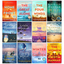 Kristin Hannah Collection 12 Books Set (Home Front, The Great Alone, The Four Winds, Wild, Firefly Lane, Fly Away, Nightingale, True Colors, Between Sisters, Night Road, Winter Garden and The Women)