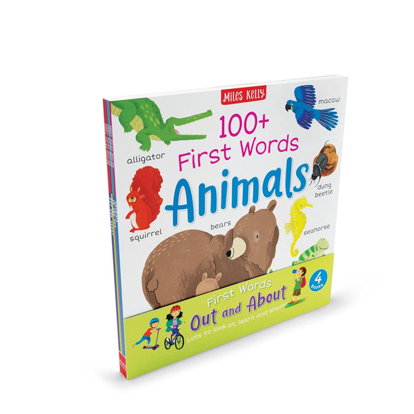 First Words Out and About 4 Books Collection Set - Ages 3+