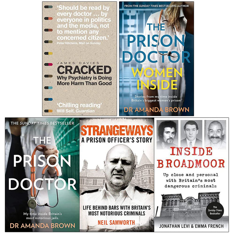 ["9789124112400", "behind bars UK", "behind the bars stories", "behind the prison walls", "British prison drama", "British prison life", "British prison life stories", "British prison nurse stories", "British true crime", "Broadmoor asylum stories", "Broadmoor hospital stories", "Cracked", "Cracked book", "crime and punishment UK", "criminal minds UK", "criminal psychology books", "dark side of prisons", "ex-prison staff stories", "female prison stories", "female prisoners UK", "forensic psychiatry books", "healthcare in prisons", "high-security hospital memoirs", "high-security institutions UK", "inmate rehabilitation stories", "Inside Broadmoor", "Inside Broadmoor book", "inside criminal minds", "inside mental health institutions", "inside UK prisons", "institutional life UK", "life as a prison doctor", "life in Broadmoor", "life inside prison", "life inside secure units", "life working in prisons", "mental health in prisons", "prison insider accounts", "prison life firsthand", "prison life memoirs", "prison medical care", "prison memoirs", "prison mental health", "prison officer book", "prison officer experiences", "prison psychology books", "prison rehabilitation", "prison system UK", "prison-based true stories", "prisoner rehabilitation UK", "real crime and punishment", "real life inmate stories", "real life prison books", "real prison stories", "real stories from corrections", "shocking prison memoirs", "shocking UK memoirs", "stories from behind bars", "stories from UK inmates", "Strangeways A Prison Officer's Story", "Strangeways story", "The Prison Doctor series", "The Prison Doctor Women Inside", "true crime books", "true life crime stories", "true prison experiences", "true stories from prison", "UK correctional facilities", "UK criminal justice", "UK justice system books", "UK prison autobiographies", "UK prison books", "UK prison nurse memoirs", "women in prison"]