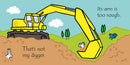 That's not my digger by Fiona Watt (Usborne Touchy-Feely Books)